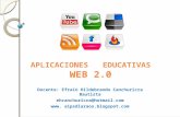 Aplicaciones   educativas web 2.0 efra