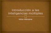 Introducción a las inteligencias múltiples