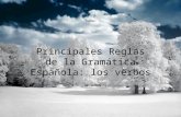 Reglas de la gramática española: verbos