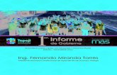 Gaceta 1er Informe de Gobierno Ing. Fernando Miranda Torres
