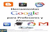 Herramientas Google para docentes y alumnos