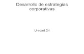 Unidad 24 estrategias corporativas