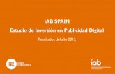 Informe Inversión Publicidad Digital 2012