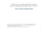 Plan de comunicación online de Triodos Bank de Simón Casal. Proyecto final de Postgrado.