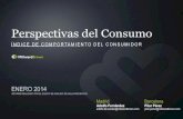 Perspectivas del consumo, indice de comportamiento del consumidor, 2014