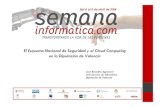 J. Benedito. El Esquema Nacional de Seguridad y el cloud computing en la Diputación de Valencia. Semanainformatica.com 2014