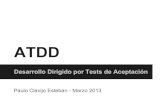 ATDD - Desarrollo Dirigido por Test de Aceptación