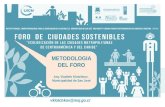 Metodología del Foro Ciudades Sostenibles: Ecologizando ciudades metropolitanas de Centroamerica y el Caribe