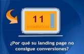 ¿Por qué tu landing page no obtiene conversiones  11 estadísticas