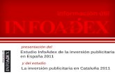 Estudio InfoAdex de la inversión publicitaria en España 2011