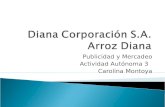 Publicidad Arroz Diana Actividad 3