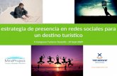 Congreso Turismo Tenerife - Estrategia Presencia en Redes Sociales para Destinos Turísticos