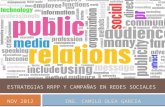 Estrategias RRPP y Campañas en Redes Sociales