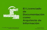 Licenciado documentacion arquitecto de informacion 2011