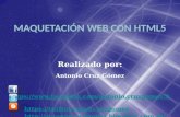 Maquetación web con html5