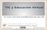 TIC y Educación Virtual (Universidad de Sevilla) 22 03 2010