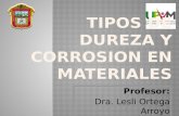 Tipos de Dureza, Corrosion y Tipos (1)