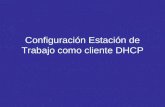 ConfiguracióN EstacióN De Trabajo Como Cliente Dhcp