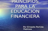 Principios Para La Educacion Financiera