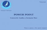 Convertir audio mp3 a wav