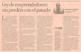 Anselmo Sánchez en Cinco Días sobre la Ley de Emprendedores 2013