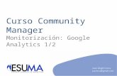 Analytics - Esuma Community Manager