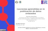 Lecciones aprendidas en la publicación de datos enlazados. Asunción Gómez-Pérez