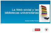 Web social y Bibliotecas universitarias