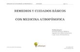 Remedios y cuidados básicos con Medicina Antroposófica