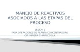 MANEJO DE REACTIVOS SESION 1 Chancado-Molienda.pptx