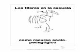 Cuadernillo Los Titeres En La Escuela Como Recurso Socio Pedagogico EGB