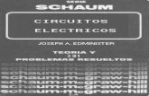 CIRCUITOS ELECTRICOS, Problemas resueltos y propuestos; Autor :Joseph A. Edminister