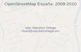 OpenStreetMap España 2009-2010