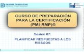 Curso de Preparación para la Certificación (PMI-RMP)® - Planificar Respuestas a los Riesgos