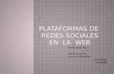 Redes sociales -CIMM-2013