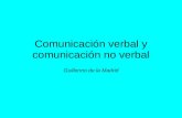 Unidad didáctica: comunicación verbal y comunicación no verbal.