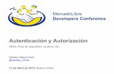Autenticación y Autorización - MeliDevConf BsAs.