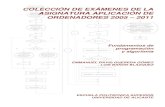 Colección Problemas Examen Algoritmos 2005-2011