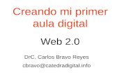 Web2.0 creando mi primer aula digital
