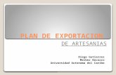 Plan de exportacion   artesanias