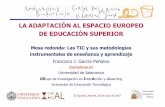 La adaptación al espacio europeo de educación superior