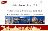 Batxillerat: Viatge cultual a Itàlia 12/2011