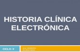Ppt de historia clinica electronica