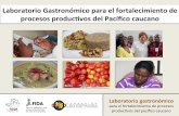 Laboratorio Gastronómico Guapí Cauca ACUA FUNLEO