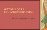 HISTORIA DE LA EDUCACION ESPECIAL