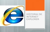 Historia de internet explorer