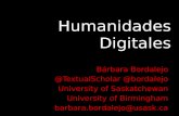 Humanidades Digitales: día 2, primera parte