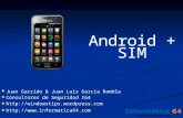 Análisis Forense de teléfonos Android y tarjeta SIM