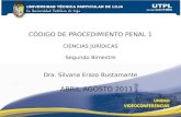 CÓDIGO DE PROCEDIMIENTO PENAL I (II Bimestre Abril Agosto 2011)