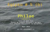Egipto # 5 (b)   philae - versión 6